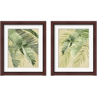 Framed 'Banana Palms 2 Piece Framed Art Print Set' border=
