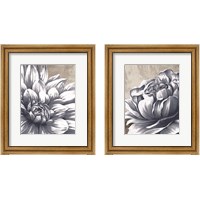 Framed Charming Floral 2 Piece Framed Art Print Set