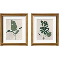 Framed 'Palm Botanical 2 Piece Framed Art Print Set' border=