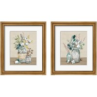 Framed Cotton Bouquet 2 Piece Framed Art Print Set