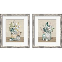 Framed Cotton Bouquet 2 Piece Framed Art Print Set