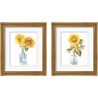 Framed Fresh Cut Sunflowers 2 Piece Framed Art Print Set