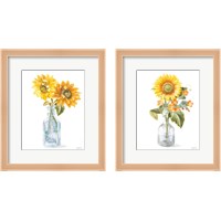Framed Fresh Cut Sunflowers 2 Piece Framed Art Print Set