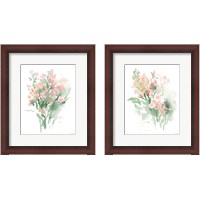 Framed 'Vibrant Blooms 2 Piece Framed Art Print Set' border=