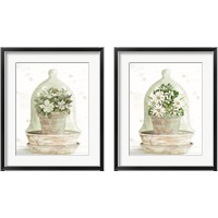 Framed Floral Cloche 2 Piece Framed Art Print Set