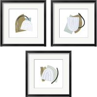 Framed Mod Rainbow Collage 3 Piece Framed Art Print Set