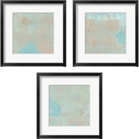 Framed Spring Abstract 3 Piece Framed Art Print Set