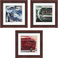 Framed 'Sportscar Collection 3 Piece Framed Art Print Set' border=