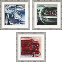 Framed 'Sportscar Collection 3 Piece Framed Art Print Set' border=