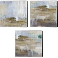 Framed 'Lake Breeze 3 Piece Canvas Print Set' border=