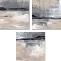 Framed 'Dusk Reflections 3 Piece Art Print Set' border=