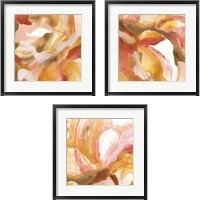 Framed Sunset Marble 3 Piece Framed Art Print Set