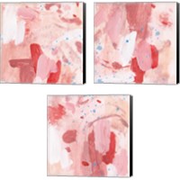 Framed 'Pink Sky 3 Piece Canvas Print Set' border=
