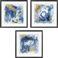 Framed 'Floating Nebula 3 Piece Framed Art Print Set' border=