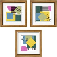 Framed 'Pianist 3 Piece Framed Art Print Set' border=