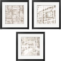 Framed 'Intertwined  3 Piece Framed Art Print Set' border=