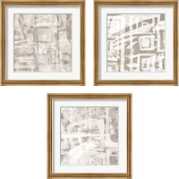 Framed 'Intertwined  3 Piece Framed Art Print Set' border=