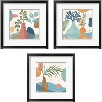 Framed 'Coastal Creations 3 Piece Framed Art Print Set' border=