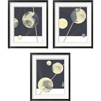 Framed 'Planetary Weights 3 Piece Framed Art Print Set' border=