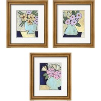 Framed Distressed Bouquet 3 Piece Framed Art Print Set