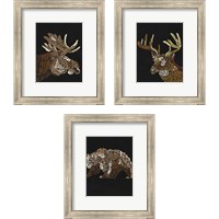 Framed 'Forest Dweller 3 Piece Framed Art Print Set' border=