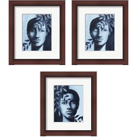 Framed 'Winking Shadow 3 Piece Framed Art Print Set' border=