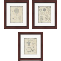 Framed Patented Sport 3 Piece Framed Art Print Set