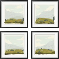 Framed Alpine Ascent  4 Piece Framed Art Print Set