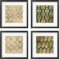 Framed Tile Tableau 4 Piece Framed Art Print Set