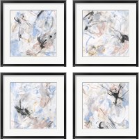 Framed 'Surge 4 Piece Framed Art Print Set' border=