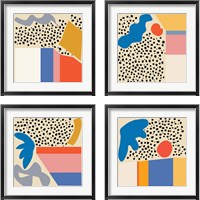 Framed 90's 4 Piece Framed Art Print Set