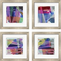 Framed 'Drifter 4 Piece Framed Art Print Set' border=