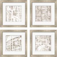 Framed 'Intertwined  4 Piece Framed Art Print Set' border=