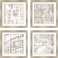 Framed Intertwined  4 Piece Framed Art Print Set