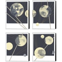 Framed Planetary Weights 4 Piece Canvas Print Set