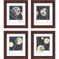 Framed 'Planetary Weights 4 Piece Framed Art Print Set' border=