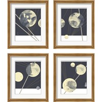Framed 'Planetary Weights 4 Piece Framed Art Print Set' border=