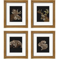 Framed Forest Dweller 4 Piece Framed Art Print Set