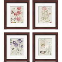 Framed Field Notes Florals 4 Piece Framed Art Print Set