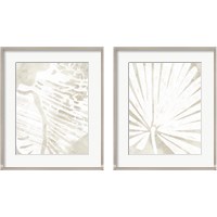 Framed Linen Tropical Silhouette 2 Piece Framed Art Print Set