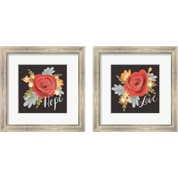 Framed Love & Hope 2 Piece Framed Art Print Set