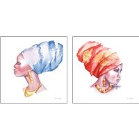 Framed 'Glow & Elegance 2 Piece Art Print Set' border=