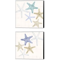 Framed 'Soft Shores 2 Piece Canvas Print Set' border=