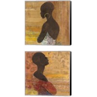 Framed 'Women of the World 2 Piece Canvas Print Set' border=