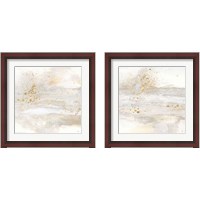 Framed 'Winter Gold 2 Piece Framed Art Print Set' border=