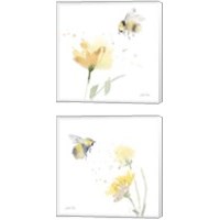 Framed 'Sunflower Meadow 2 Piece Canvas Print Set' border=