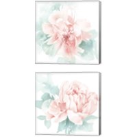 Framed 'Poetic Blooming 2 Piece Canvas Print Set' border=