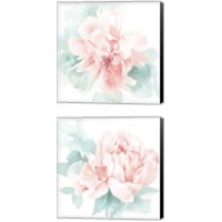 Framed 'Poetic Blooming 2 Piece Canvas Print Set' border=