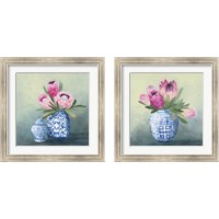 Framed Protea Chinoiserie 2 Piece Framed Art Print Set