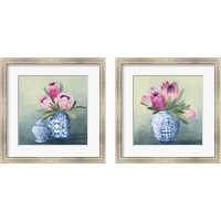 Framed Protea Chinoiserie 2 Piece Framed Art Print Set